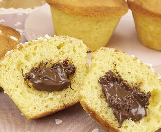 Muffin con cuore cremoso: la ricetta del dolcetto soffice e goloso