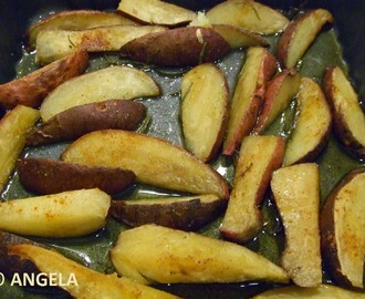 Słodkie ziemniaki z piekarnika/ Baked sweet potatoes/ Le patate dolci al forno