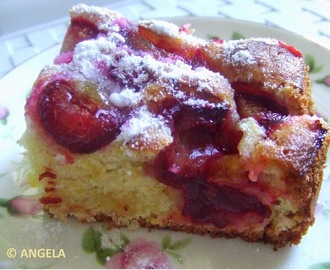 Mleczne ciasto owocowe - Milk fruit cake - Torta alla frutta e latte