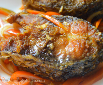 Carp In Sweet and Sour Sauce (Escabeche)