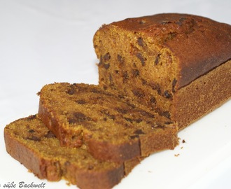 Kürbiskuchen - Pumpkin Chocolate Chip Bread