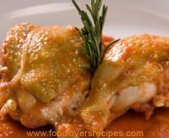 ITALIAN CHICKEN STEW WITH TOMATOES