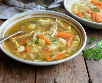 Canja de Galinha – Brazilian Chicken and Rice Soup