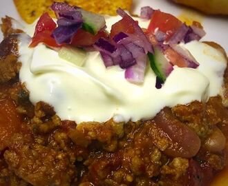 Mexican mince chilli corne | adapted from the net