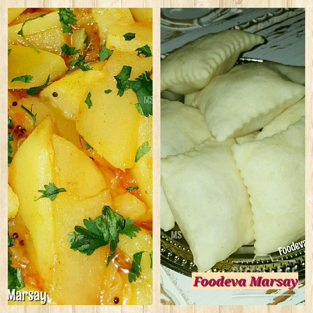 Aloo Puri (Potato and Puffed Indian Bread)