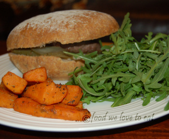 Rosemary infused giant burger baps