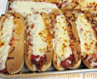 OVEN BAKED MEATBALL SANDWICHES