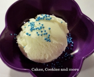 Eis des Monats #1 - Schnelles Vanilleeis ohne Ei - Rezept