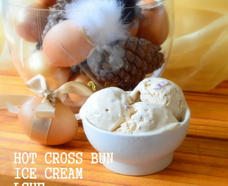 Hot Cross bun Easter ice-cream – LCHF *Keto* Paleo