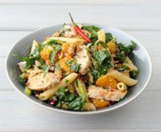 Asian Spinach and Chicken Pasta Salad