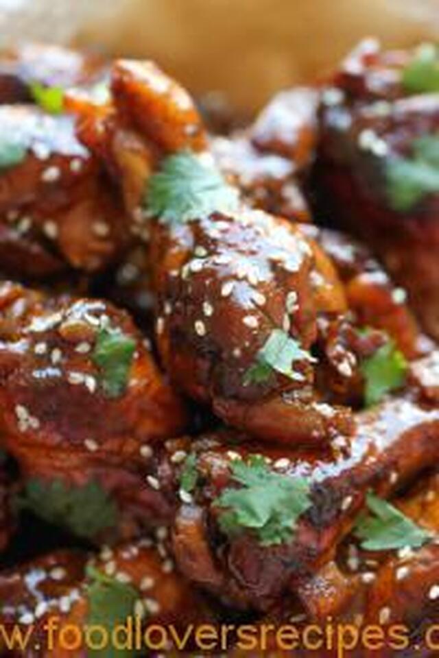 SLOW COOKER STICKY CHICKEN PIECES