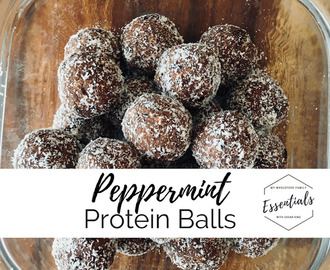 Peppermint Protein Balls