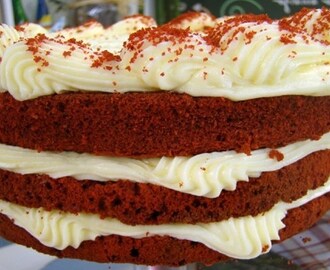 Receita de Bolo de Veludo Vermelho Red Velvet Cake, Aprenda como fazer Bolo de Veludo, é simples e fácil.