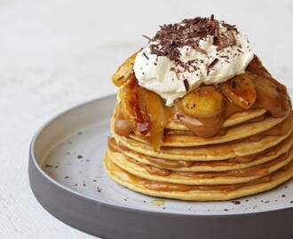 Pancakes banoffee, από τον Αλέξη Επιθυμιάδη και το alwayshungry.gr!