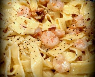 Pasta mit Shrimps