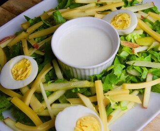 Recept Andijvie salade met ei