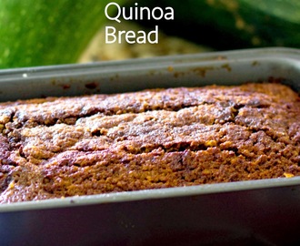 Chocolate Zucchini  Quinoa Bread (Gluten Free)