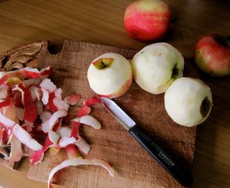 apple and cherry tart – jablka, třešně a listové těsto
