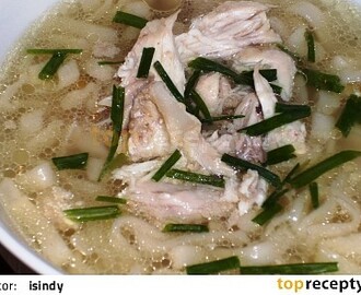 Domácí kuřecí "čínská" polévka