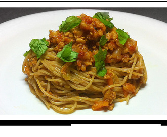 „Boloňské” špagety