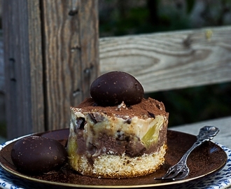 Ciasto Ambasador ze Ĺ›liwkÄ… w czekoladzie