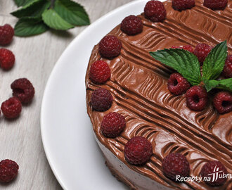 Úžasný čokoládový dort bez cukru a mouky (low carb, keto, LCHF)