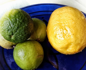 Citron och limemousse