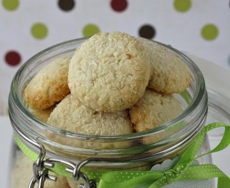 Limetkovo - kokosové cookies