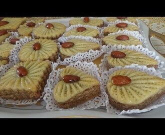 Mchekla gâteau de l'aid /حلويات العيد : المشكلا حلوى باللوز و الجوز