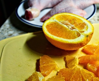 Chilli kuře na pomerančích / Chilli chicken with oranges