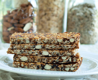 Easy Homemade Fruit, Nut, and Seed Granola Bars