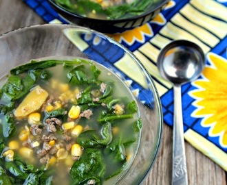 Corn and Spinach (Suam) Soup