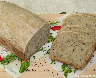 Jasny chleb z czarnuszką na zakwasie