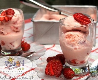 Strawberry Yogurt Ice Cream Recipe