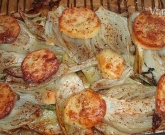 Pečený fenikel so zemiakmi