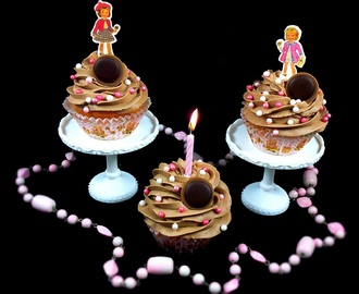 Vanille Cupcakes mit Toffifee Ganache