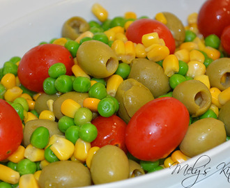 Corn and Green Peas Appetizer