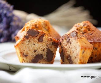 Muffinki gryczane z czekoladą
