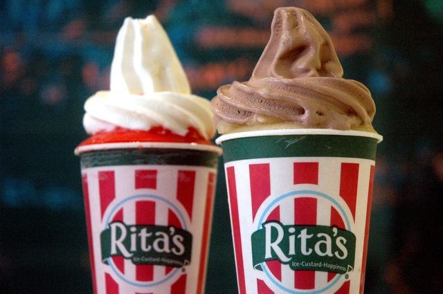 Ice. Custard. Happiness. At Rita's Italian Ice.