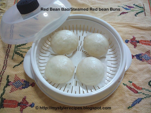 Red Bean Bao/Baozi/Pow/Pau|Steamed Red Bean Buns|Chinese Snack Recipes