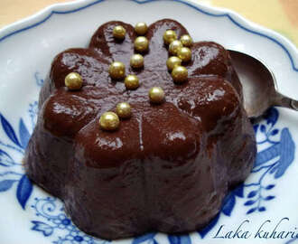 Gorko-slatki čokoladni puding