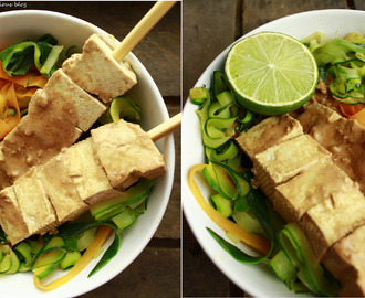Tofu s omáčkou Satay