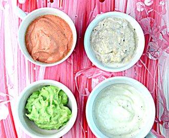 Lekkie dipy jogurtowe – zimne sosy do przekąsek