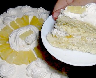 Pineapple Cake Recipe - Homemade Cake Recipe