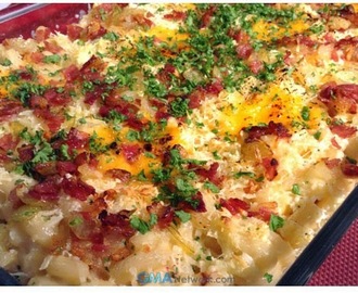 Mac and Cheese with Bacon Bits