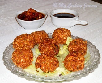 Spicy Peanut Rice Cakes with Hot Tomato Sambal and Hot Chili and Garlic Dipping Sauce from Indonesia – Rempeyek with Sambal Tomat and Sambal Kecap