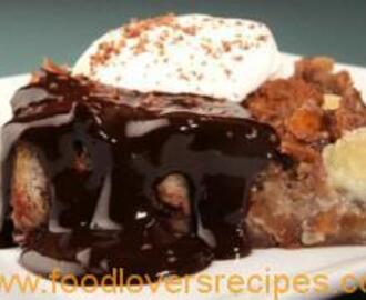 BREAD PUDDING WITH TWO CHOCOLATES