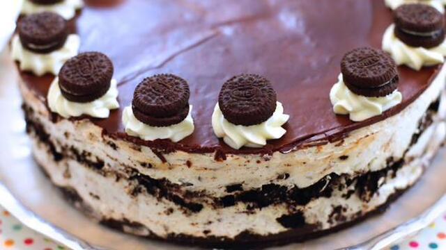Cheesecake με μπισκότα όρεο χωρίς ψήσιμο