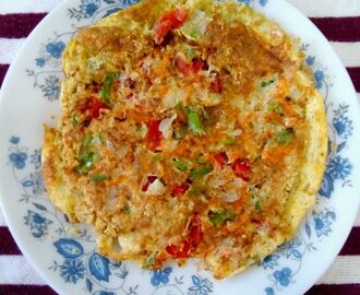 Oats Capsicum Omelette