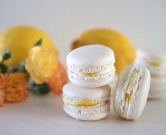 Sitruuna-Vanilja Macarons & Macaron-kurssit